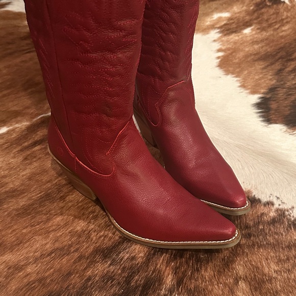 Dingo Red Heeled Cowboy Boots size 10 - Picture 7 of 7
